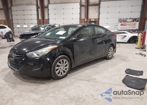 2012 Hyundai Elantra Gls z USA, uszkodzony, nr VIN 5NPDH4AE6CH103555